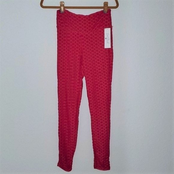 NEW silky honeycomb textured leggings - Picture 1 of 4